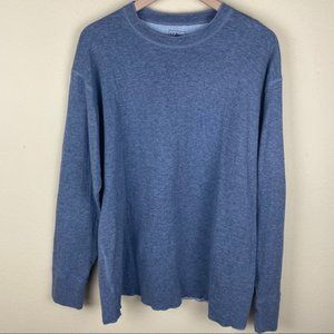 LL BEAN Cotton/Wool Outer Layer pullover top XL
